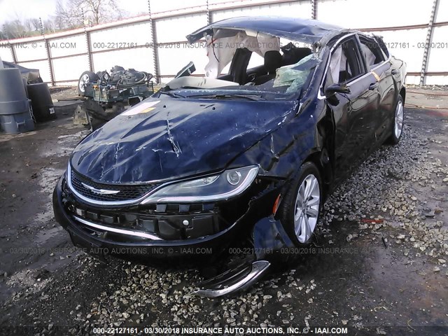 1C3CCCAB3FN649622 - 2015 CHRYSLER 200 LIMITED BLACK photo 6