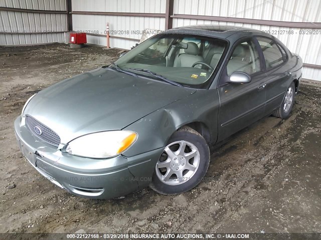 1FAFP56U56A207327 - 2006 FORD TAURUS SEL GRAY photo 2