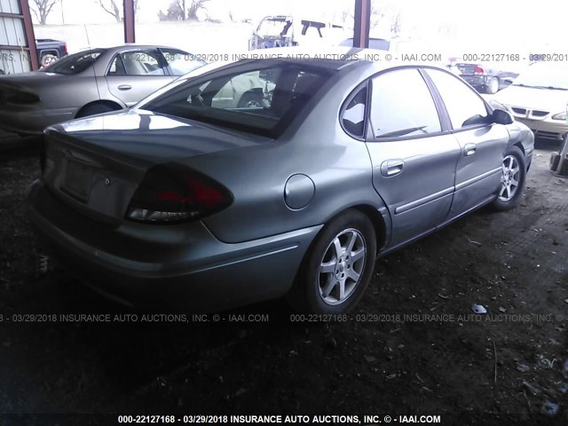 1FAFP56U56A207327 - 2006 FORD TAURUS SEL GRAY photo 4