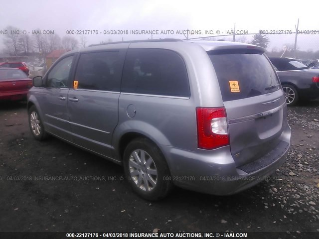 2C4RC1BG9GR298420 - 2016 CHRYSLER TOWN & COUNTRY TOURING SILVER photo 3