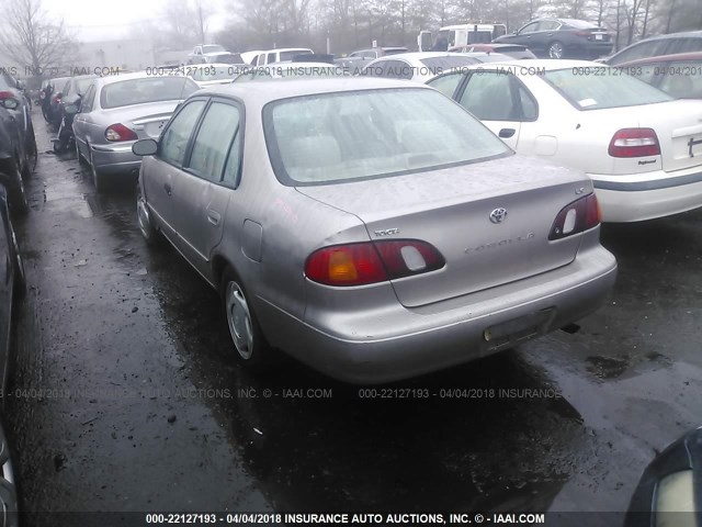 2T1BR18E7WC007739 - 1998 TOYOTA COROLLA VE/CE/LE BEIGE photo 3