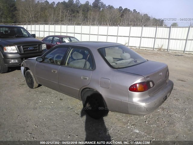 1NXBR18E1WZ102053 - 1998 TOYOTA COROLLA VE/CE/LE BEIGE photo 3