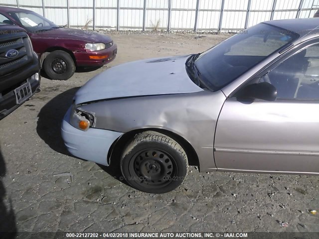 1NXBR18E1WZ102053 - 1998 TOYOTA COROLLA VE/CE/LE BEIGE photo 6