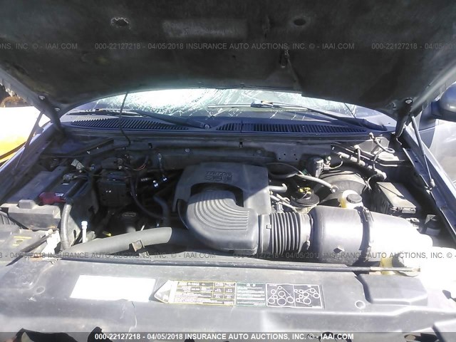 1FTRW08L43KD40748 - 2003 FORD F150 SUPERCREW ნაცრისფერი ფოტო 10