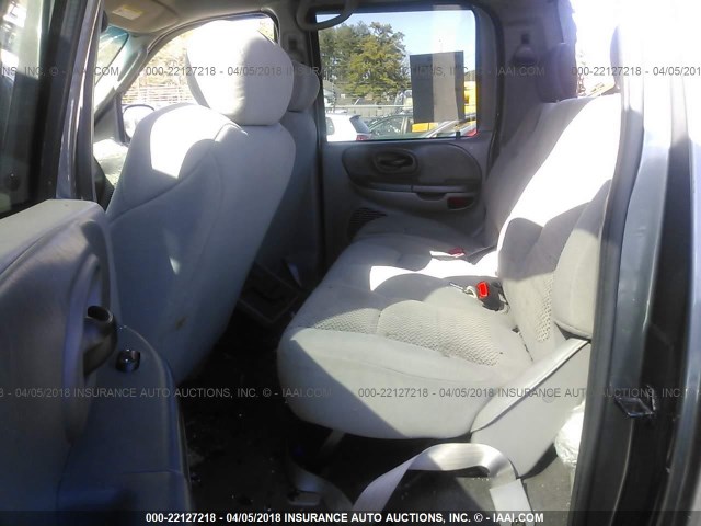 1FTRW08L43KD40748 - 2003 FORD F150 SUPERCREW ნაცრისფერი ფოტო 8