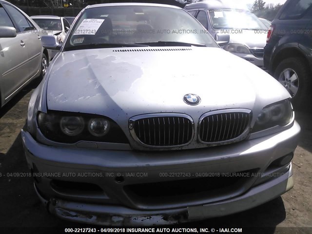 WBABV13465JT23336 - 2005 BMW 325 CI SULEV SILVER photo 6