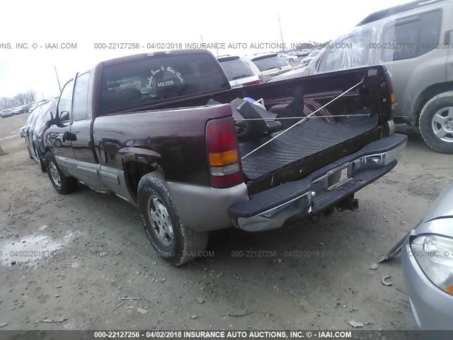 1GCEC19TXYZ181387 - 2000 CHEVROLET SILVERADO C1500 MAROON photo 3