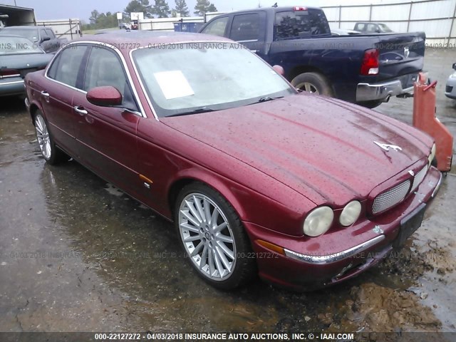 SAJWA73B04TG14052 - 2004 JAGUAR XJR S RED photo 1