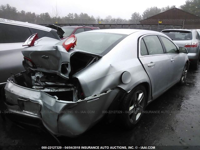 1G1ZH57B694265797 - 2009 CHEVROLET MALIBU 1LT SILVER photo 4