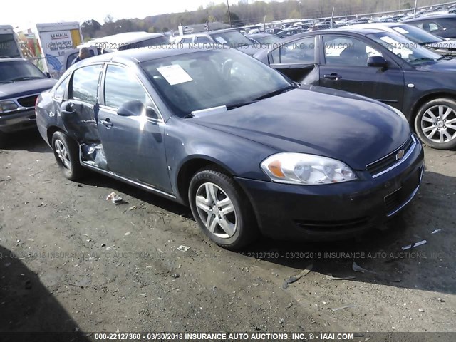 2G1WB58KX81359145 - 2008 CHEVROLET IMPALA LS GRAY photo 1