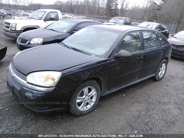 1G1ZT64855F179652 - 2005 CHEVROLET MALIBU MAXX LS BLACK photo 2