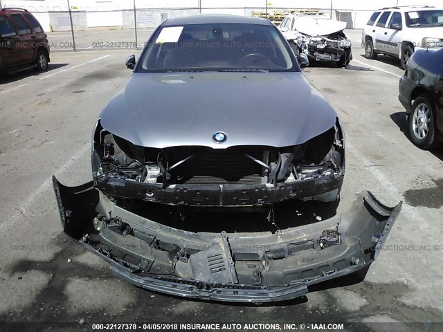 WBANB33575CN66183 - 2005 BMW 545 I GRAY photo 6