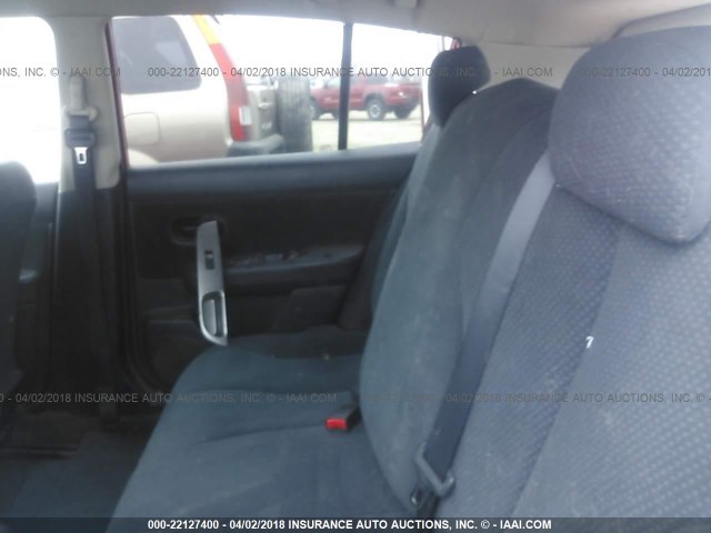 3N1BC1CPXAL371625 - 2010 NISSAN VERSA S/SL RED photo 8
