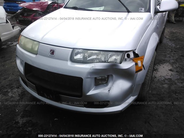 5GZCZ63474S844209 - 2004 SATURN VUE SILVER photo 6