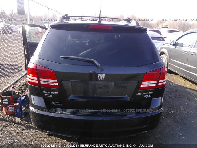 3D4PH6FV7AT185216 - 2010 DODGE JOURNEY R/T BLACK photo 8