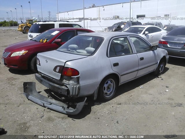 1NXBR12E0XZ245733 - 1999 TOYOTA COROLLA VE/CE/LE GRAY photo 4