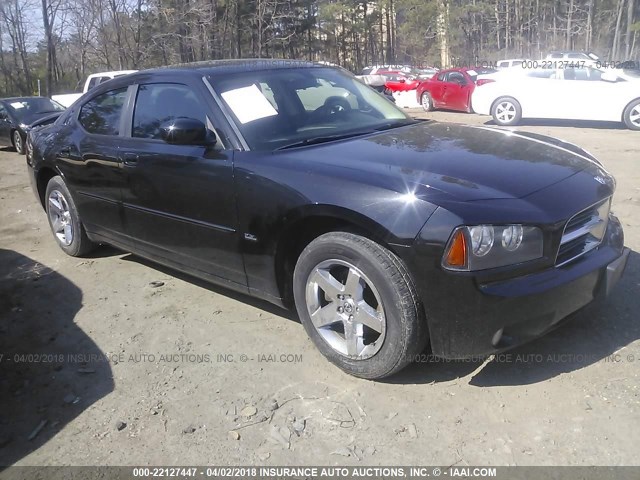 2B3CA3CV4AH216886 - 2010 DODGE CHARGER SXT BLACK photo 1