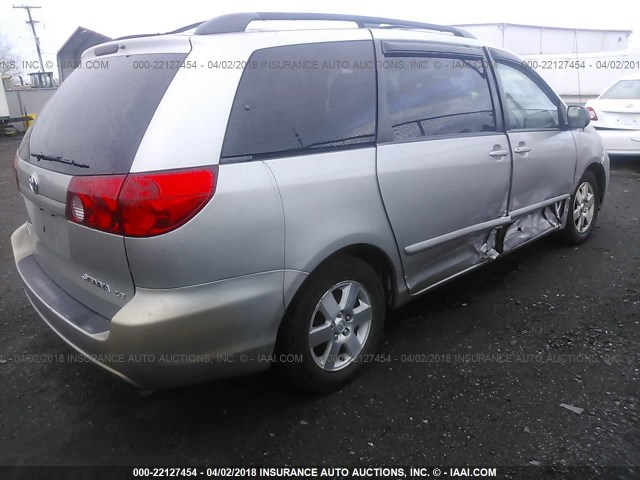 5TDZK23CX9S231968 - 2009 TOYOTA SIENNA CE/LE GOLD photo 4