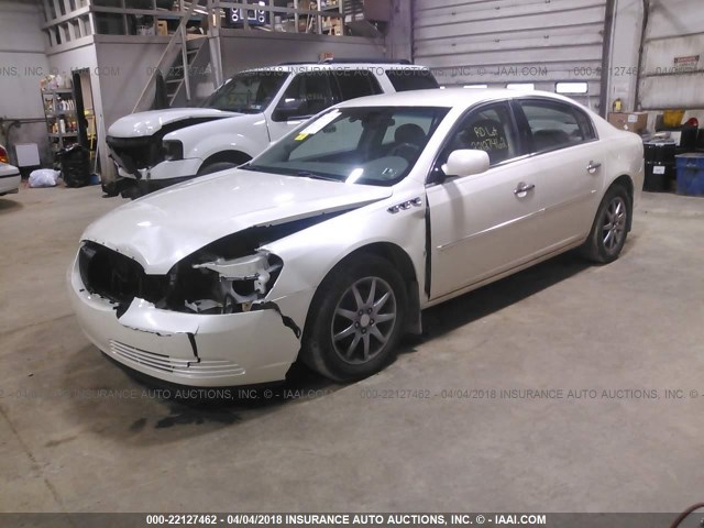 1G4HD57287U236454 - 2007 BUICK LUCERNE CXL WHITE photo 2