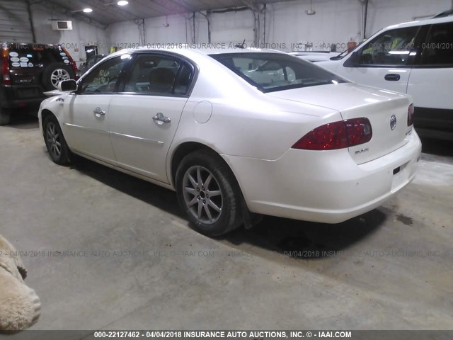 1G4HD57287U236454 - 2007 BUICK LUCERNE CXL WHITE photo 3