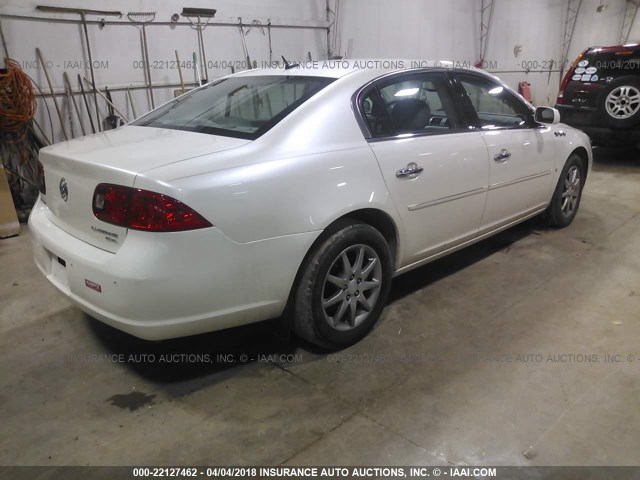 1G4HD57287U236454 - 2007 BUICK LUCERNE CXL WHITE photo 4