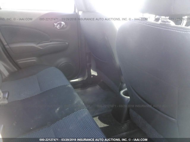 3N1CE2CP0EL416047 - 2014 NISSAN VERSA NOTE S/S PLUS/SV/SL SILVER photo 8