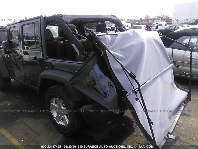 1C4BJWDG6GL323672 - 2016 JEEP WRANGLER UNLIMITE SPORT GRAY photo 6