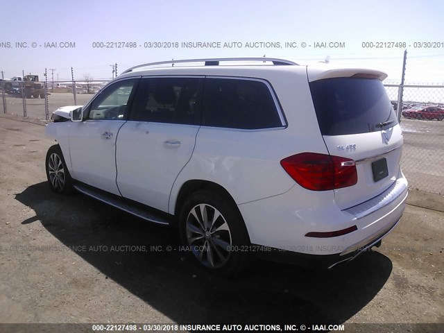 4JGDF6EE5GA675205 - 2016 MERCEDES-BENZ GL 450 4MATIC WHITE photo 3