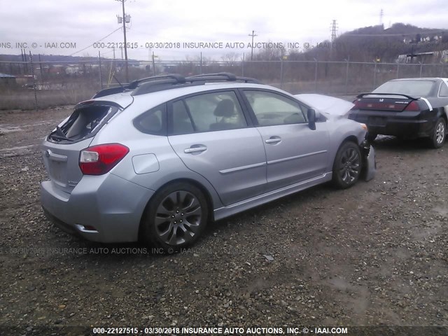 JF1GPAR61CH236630 - 2012 SUBARU IMPREZA SPORT LIMITED GRAY photo 4