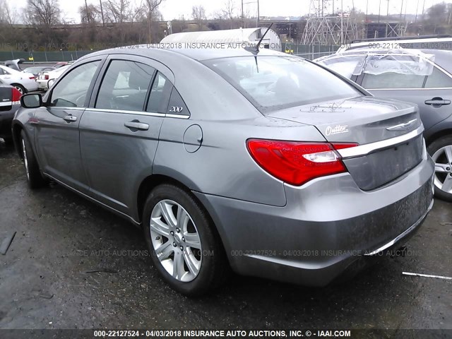 1C3CCBBB2CN298545 - 2012 CHRYSLER 200 TOURING GRAY photo 3