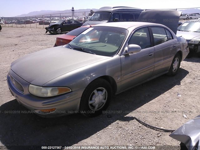 1G4HR54K7YU146901 - 2000 BUICK LESABRE LIMITED Champagne photo 2