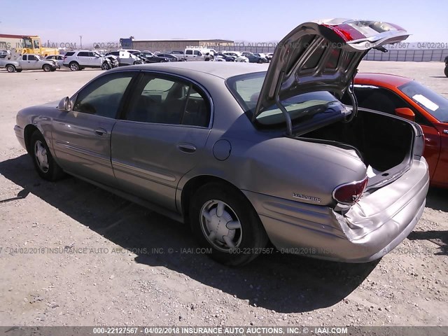 1G4HR54K7YU146901 - 2000 BUICK LESABRE LIMITED Champagne photo 3