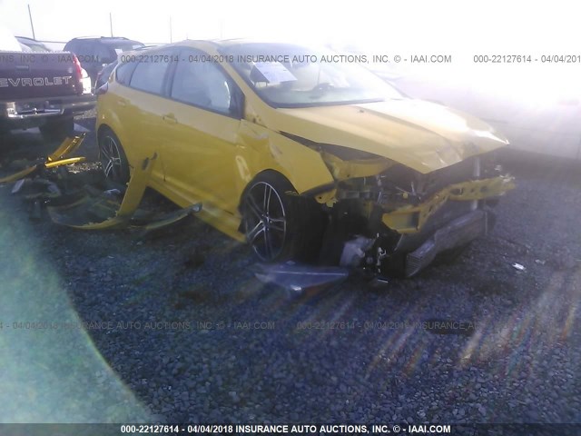 1FADP3L96HL263442 - 2017 FORD FOCUS ST YELLOW photo 1