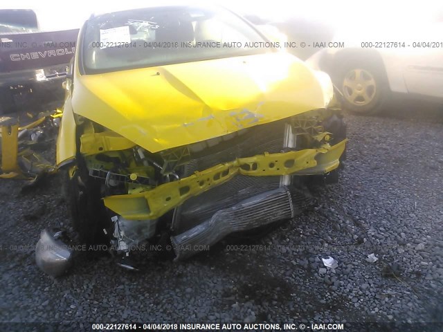 1FADP3L96HL263442 - 2017 FORD FOCUS ST YELLOW photo 6