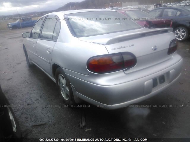 1G1NE52J72M543537 - 2002 CHEVROLET MALIBU LS 银色 照片 3