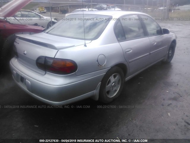 1G1NE52J72M543537 - 2002 CHEVROLET MALIBU LS 银色 照片 4