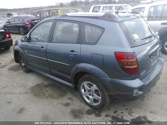 5Y2SL65857Z433787 - 2007 PONTIAC VIBE BLUE photo 3