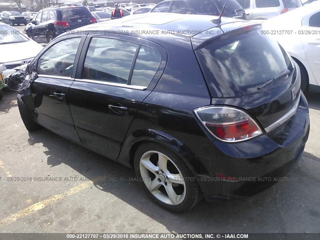 W08AT671085057951 - 2008 SATURN ASTRA XR BLACK photo 3