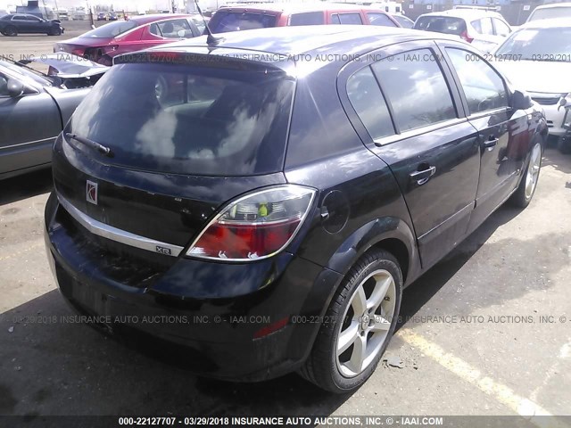 W08AT671085057951 - 2008 SATURN ASTRA XR BLACK photo 4