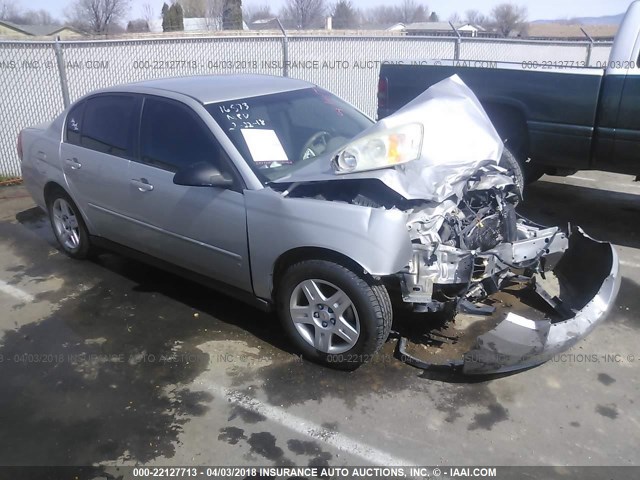 1G1ZS58F17F108909 - 2007 CHEVROLET MALIBU LS 银色 照片 1