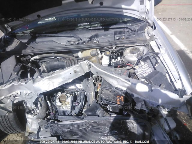 1G1ZS58F17F108909 - 2007 CHEVROLET MALIBU LS 银色 照片 10