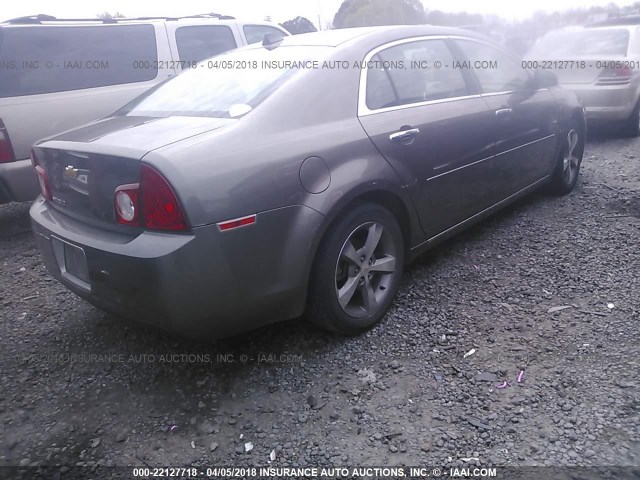 1G1ZC5E03CF103945 - 2012 CHEVROLET MALIBU 1LT Qəhvəyi foto 4