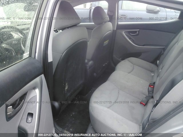 KMHDH4AE1CU450812 - 2012 HYUNDAI ELANTRA GLS/LIMITED GRAY photo 8