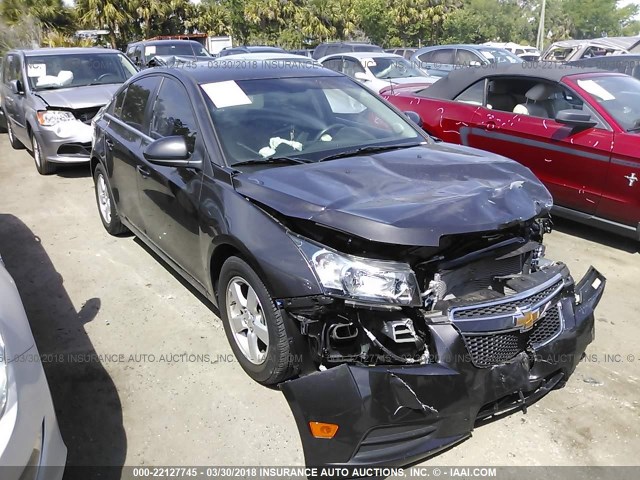 1G1PC5SB2E7408444 - 2014 CHEVROLET CRUZE LT GRAY photo 1