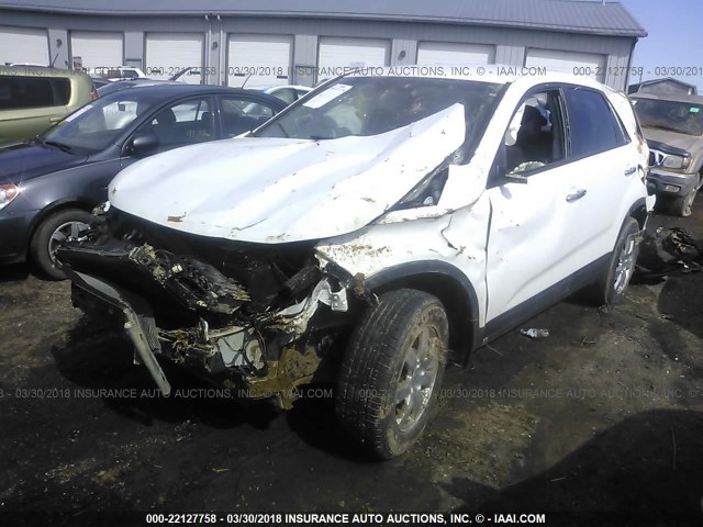 5XYKT3A13DG373266 - 2013 KIA SORENTO LX თეთრი ფოტო 2