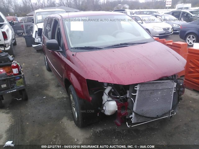 2D8HN44E09R668239 - 2009 DODGE GRAND CARAVAN SE RED photo 1