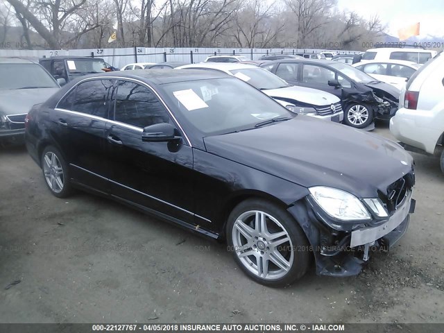 WDDHF8HB5AA228566 - 2010 MERCEDES-BENZ E 350 4MATIC BLACK photo 1