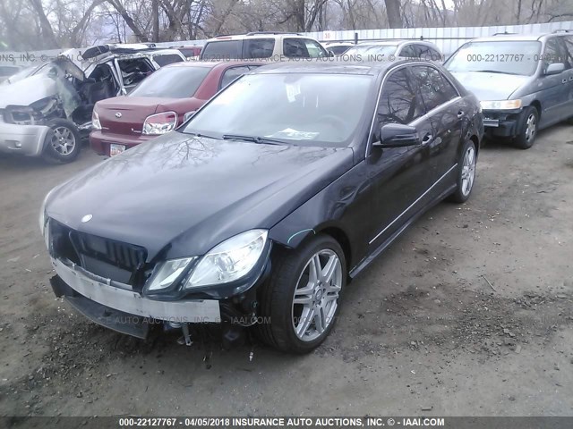 WDDHF8HB5AA228566 - 2010 MERCEDES-BENZ E 350 4MATIC BLACK photo 2