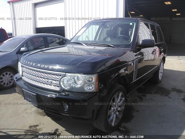 SALMF13476A235415 - 2006 LAND ROVER RANGE ROVER SUPERCHARGED BLACK photo 6