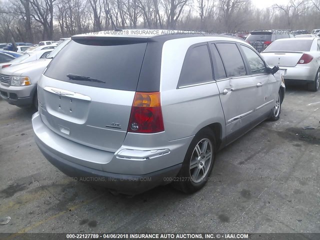 2A8GF68XX7R333476 - 2007 CHRYSLER PACIFICA TOURING SILVER photo 4